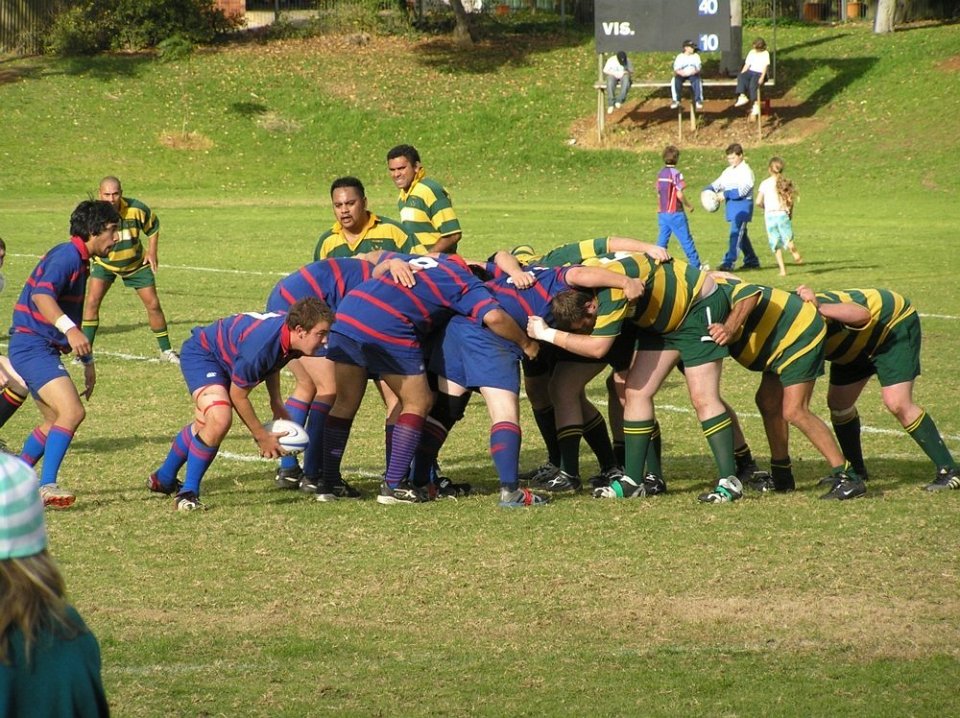 2nd XV v Woodville - scrum